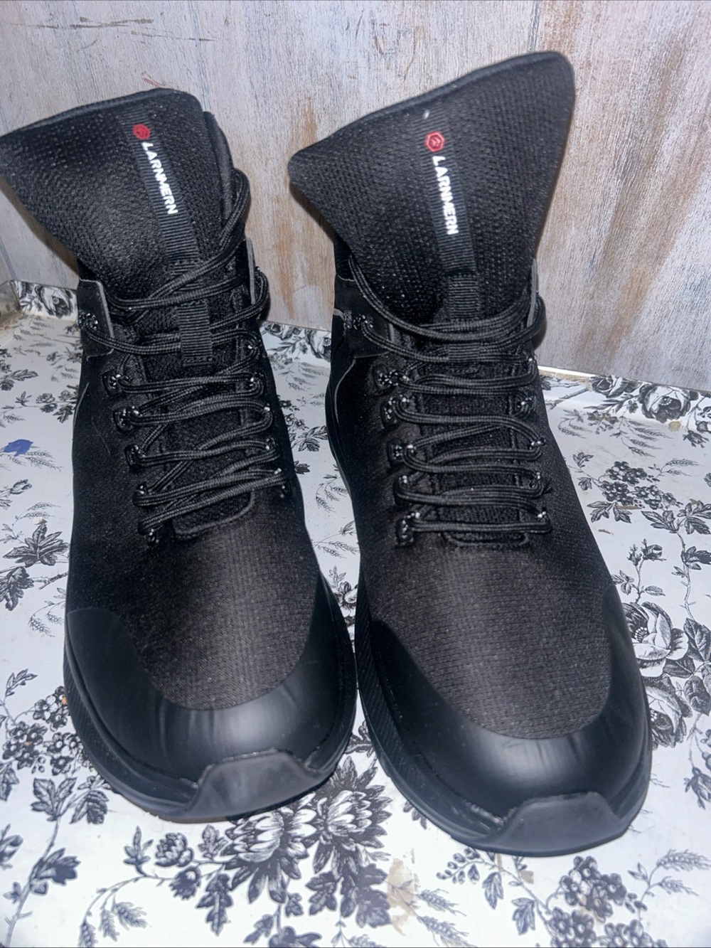 LARNMERN Military Tactical Work Boots Men's Size 11.5 Waterproof/Slip Resistant